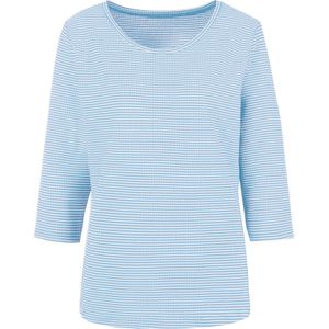 VIVANCE Shirt  lichtblauw / wit
