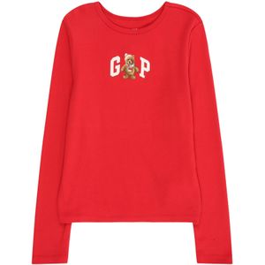 GAP Shirt  lichtbruin / rood / wit