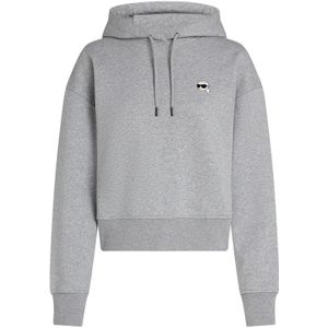Karl Lagerfeld Sweatshirt  grijs gemêleerd