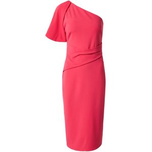 Cocktailjurk met one shoulder-band