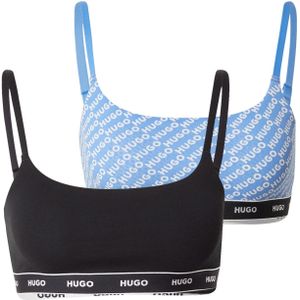 HUGO BH  navy / lichtblauw / wit