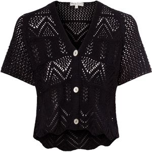 Marie Lund Gebreid vest ' '  marine