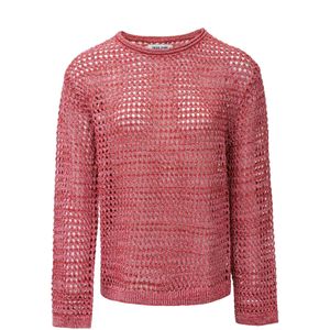 Salsa Jeans - Metallic Threaded - Trui - Rood - Regular Fit