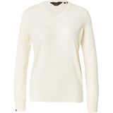 Superdryvoor vrouwen. W6110644A Donkerbruine Classic V-trui (S), Casual, Polyester