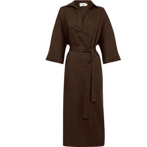 Calli Blousejurk 'DOM'  bruin