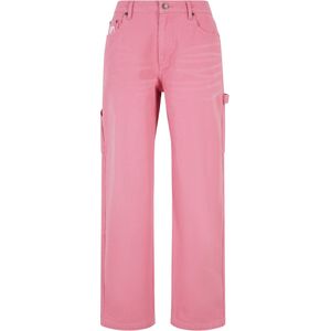 Karl Kani Cargojeans  pitaja roze / wit