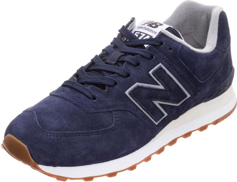 New Balance - 574 - Sneakers - Ecru / Donkerblauw