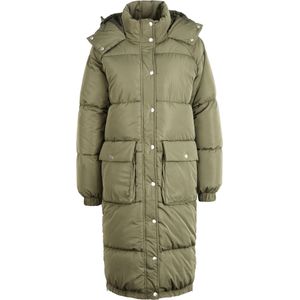 Oxmo Wintermantel 'Alba'  olijfgroen