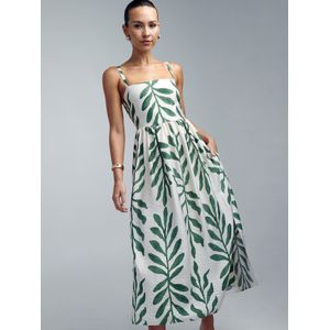 St MRLO Jurk 'Lanah'  groen / wit