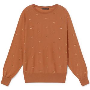 Lola Casademunt Trui  cognac / goud