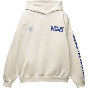 Pull&Bear Sweatshirt 'PACIFIC'  ivoor / kobaltblauw / lichtblauw