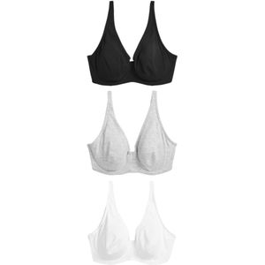 Next BH  grijs / zwart / offwhite