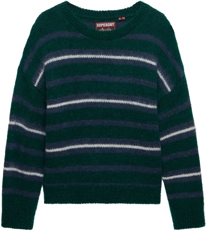 Superdry Trui  groen / wit