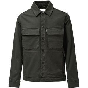 Salsa Jeans - S-activ Overshirt - Donkergroen - Normale Pasvorm