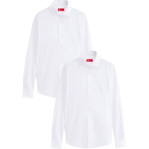 D’S Damat Zakelijk overhemd  wit