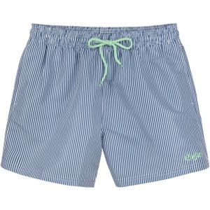 Look - Gestreept - Zwembroek - Blauw - Wit - Binnenslip