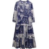 Superdry - W8012029A - Midi-jurk - Dierenprint - 3/4 Mouwen