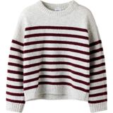 Gebreide Trui - Gestreept - Regular Fit - Lange Mouwen - Ronde Hals