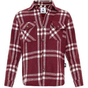 Moxx Paris Overhemd  bordeaux / wit
