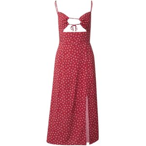 AÉROPOSTALE Jurk  kersrood / wit
