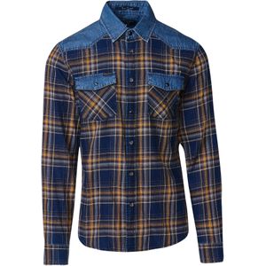 KOROSHI Overhemd  navy / geel