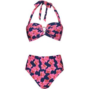 South Beach Bikini  blauw / pink / rood