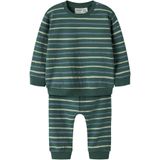 NAME IT - NBMVIMMER - Joggingpak - Duifblauw / Riet / Donkergroen