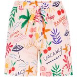 Rich & Royal - Korte Damesbroek - Groen - Viscose - Regular Fit