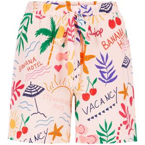 Rich & Royal - Korte Damesbroek - Groen - Viscose - Regular Fit