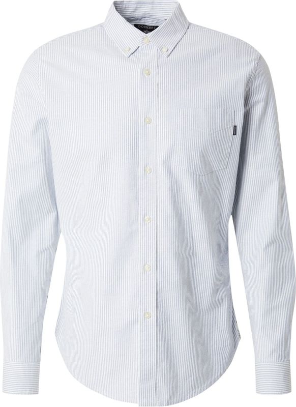 Dockers - Oxford Slim Fit Overhemd - Blauw - Katoen