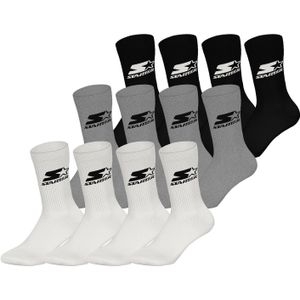 Starter Sokken  grijs gemêleerd / zwart / wit