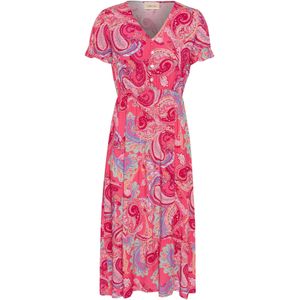 Cream Jurk 'Lina'  gemengde kleuren / donkerroze