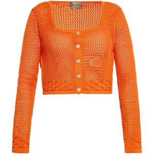 ebeeza Gebreid vest  oranje