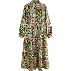 Next Blousejurk  beige / cappuccino / limoen / zwart