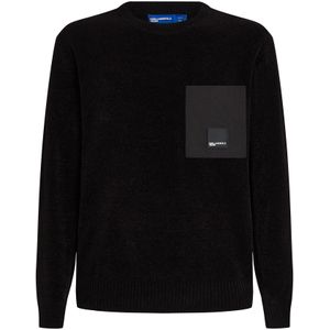 KARL LAGERFELD - JEANS - Trui - Donkergrijs / Zwart - Lange Mouw