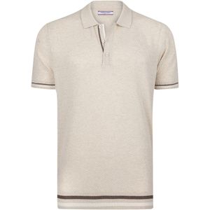 Felix Hardy - Polo Shirt - Beige - Korte Mouwen - 100% Katoen