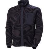 Helly Hansen - Panorama Pile Snap - Geprinte Trainingsjack - Zwart