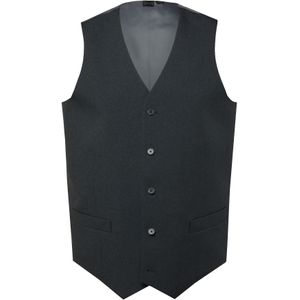 Men Plus Gilet  donkergrijs