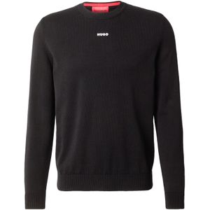 HUGO Trui 'San Cassius-C2'  zwart / wit