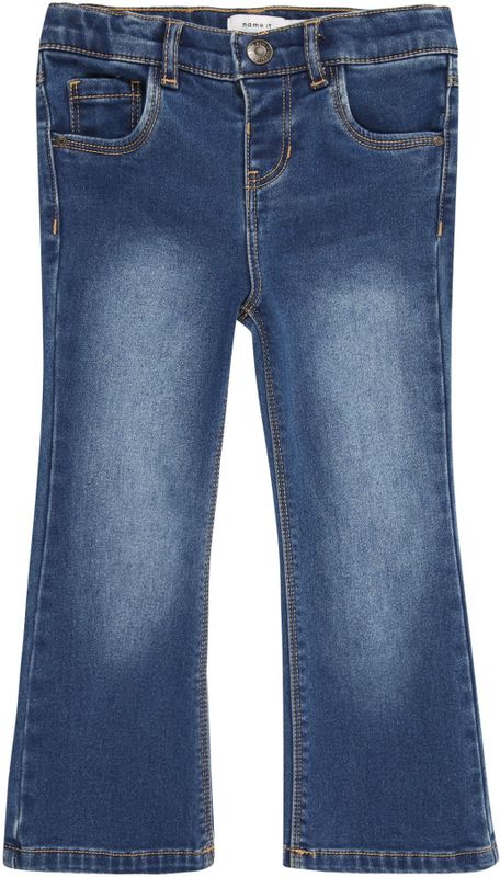 NAME IT - NMFSALLI - Bootcut Jeans - Jeansblauw - Gevoerd met Fleece