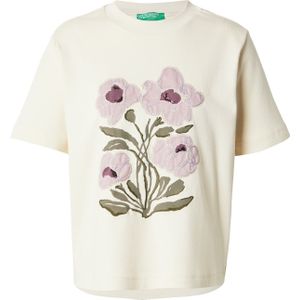 UNITED COLORS OF BENETTON Shirt  sand / donkergroen / sering / mauve