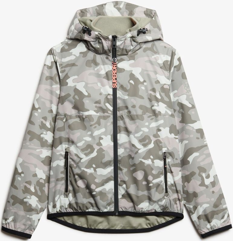 Superdry - Logo Windbreaker Jas - Groen - Lichtgewicht Materiaal