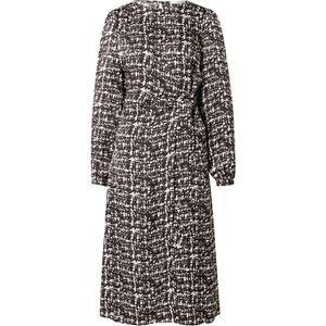 SECOND FEMALE Jurk 'Galena'  antraciet / wit