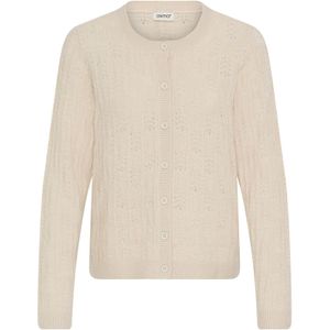 Oxmo Gebreid vest 'Sinva '  crème