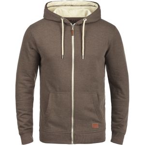 BLEND Sweatvest 'Hulker'  crème / bruin