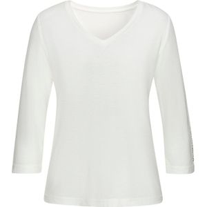 French Connection - Shirt - Wit - Knuffelzachte Viscose Mengkwaliteit - 3/4 Mouwen