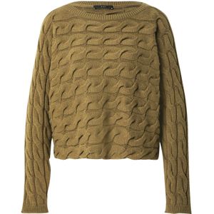 OUI Trui 'SIRAH'  olijfgroen