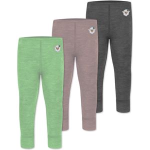 normani Onderbroek  antraciet / lichtgroen / oudroze