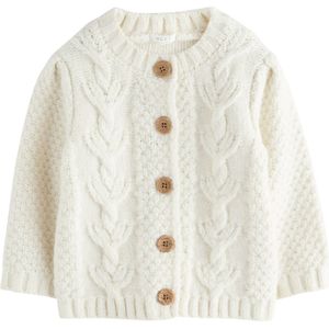 Next Gebreid vest  ecru
