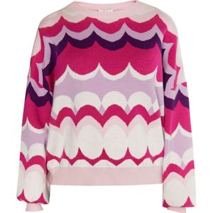 IZIA Trui  lila / rosa / magenta / wit